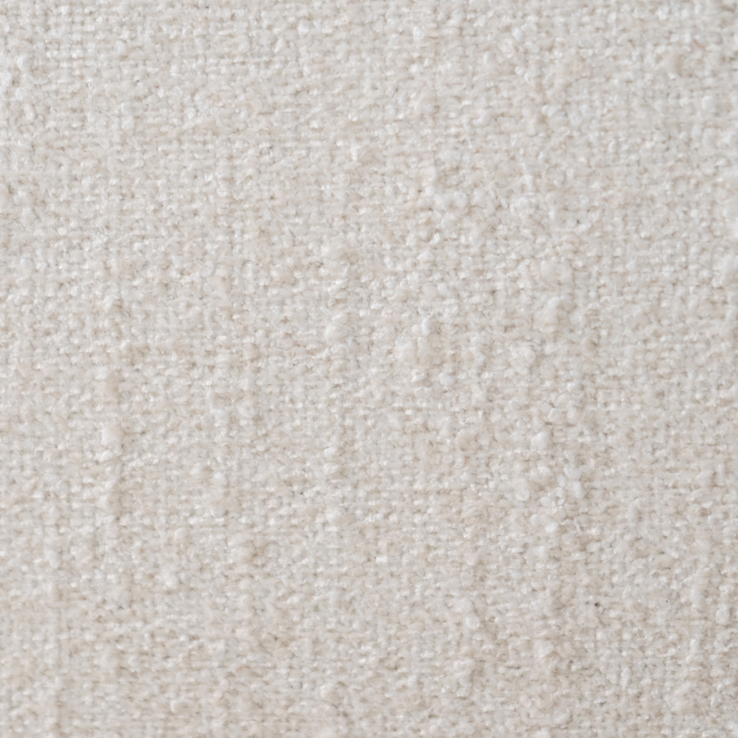 Channel-Tufted Storage Bench in Ivory Fabric - Rounded Edges, Hidden Storage