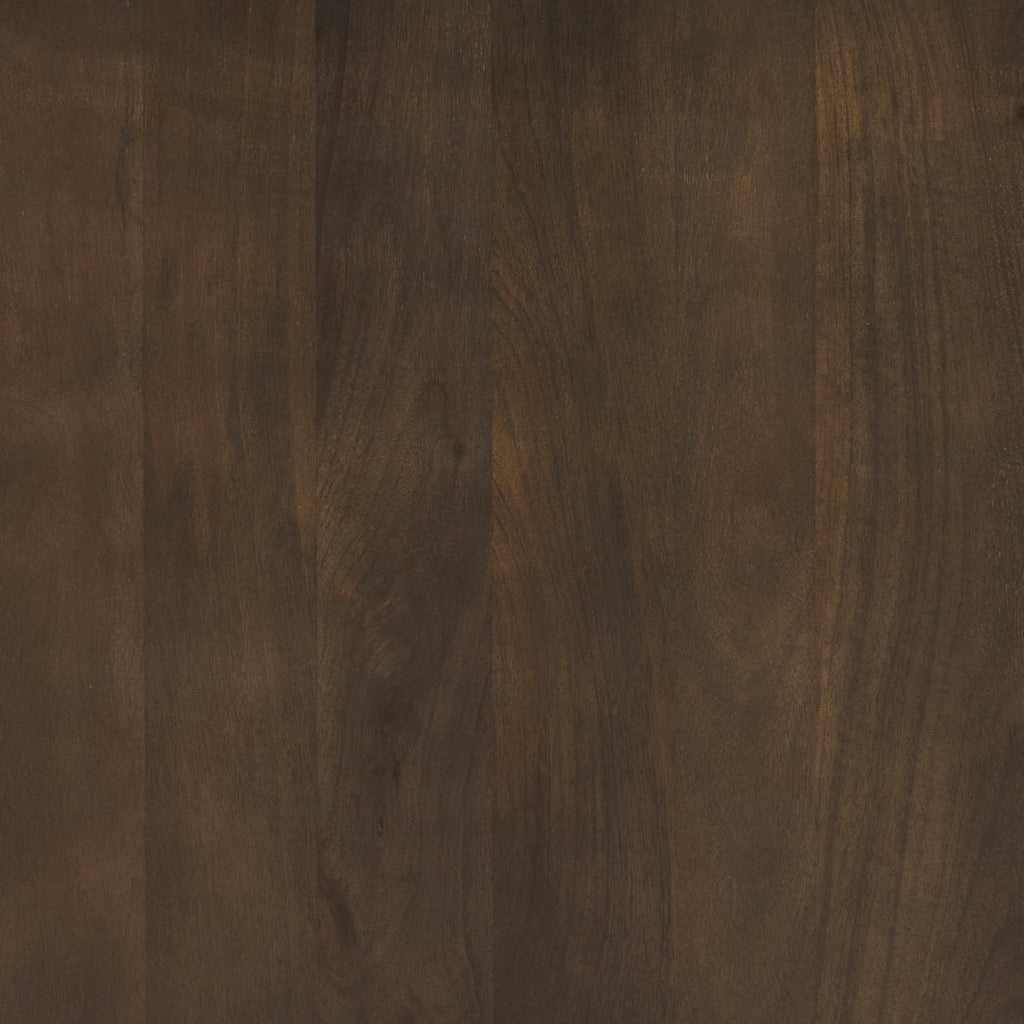 Solid Mango Wood Coffee Table in Espresso Brown - Fluted Base, Hydraulic Lift Top