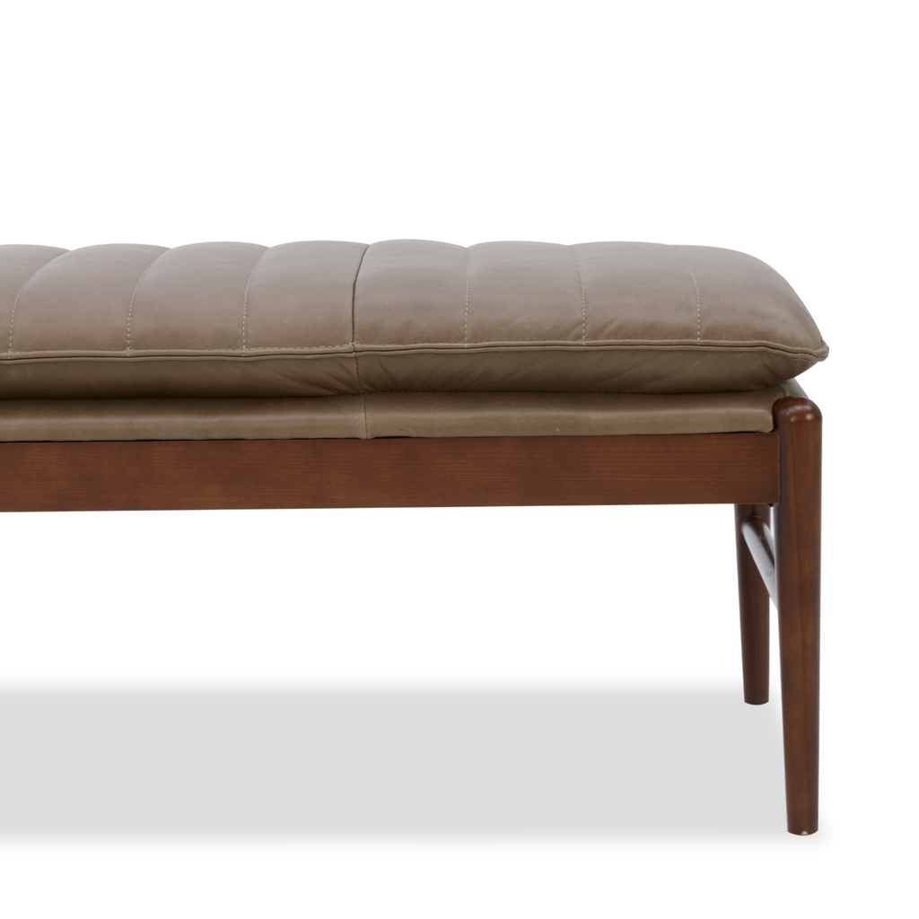 Linen-Textured Storage Bench - Lift-Top, Solid Wood Frame, Hidden Storage