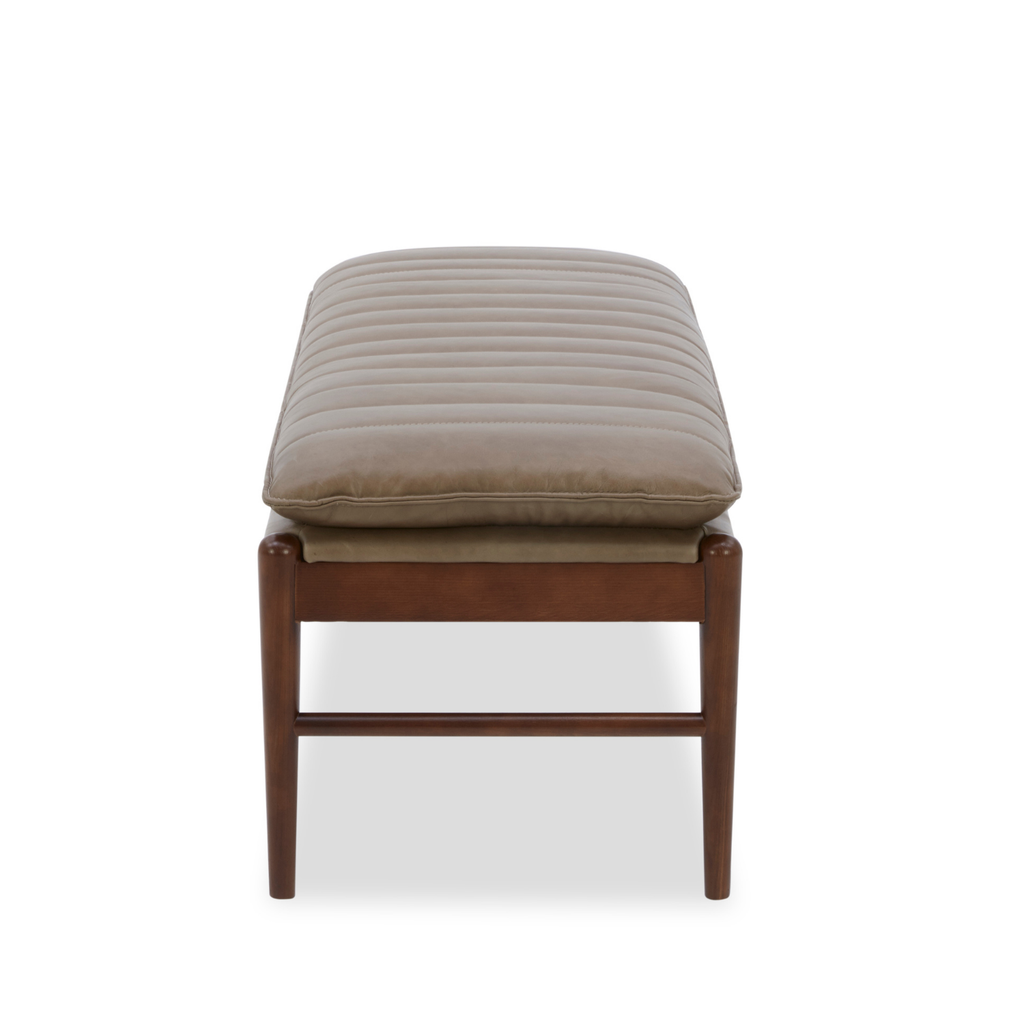 Linen-Textured Storage Bench - Lift-Top, Solid Wood Frame, Hidden Storage