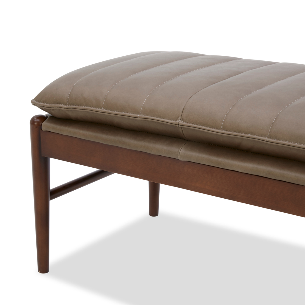 Linen-Textured Storage Bench - Lift-Top, Solid Wood Frame, Hidden Storage