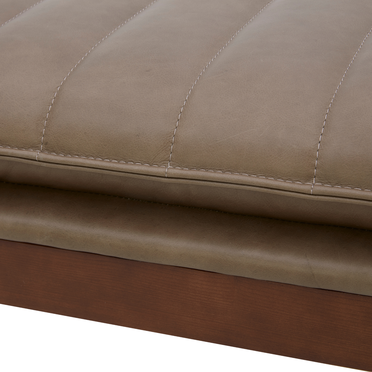 Linen-Textured Storage Bench - Lift-Top, Solid Wood Frame, Hidden Storage