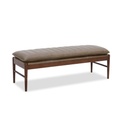 Linen-Textured Storage Bench - Lift-Top, Solid Wood Frame, Hidden Storage