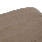 Linen-Textured Bench - Solid Wood Frame