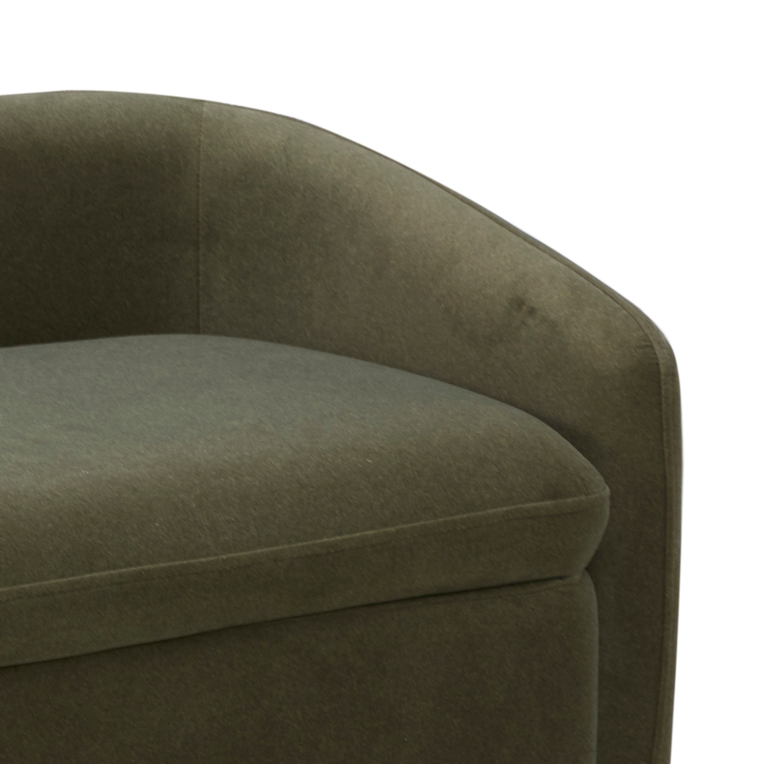 Upholstered Storage Bench in Forest Green Matte Velvet - Removable Lid, Wood Frame