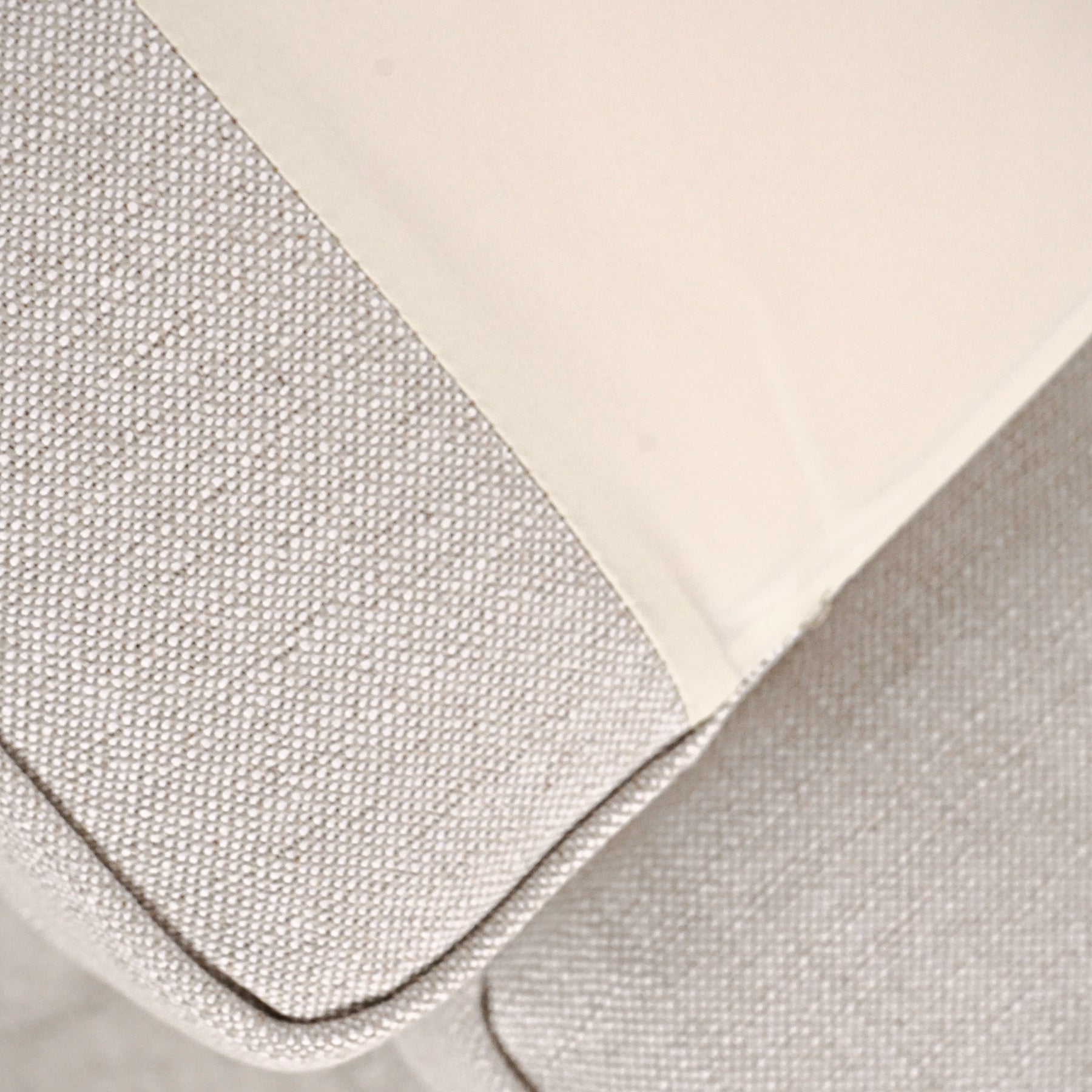 Slipcover Lounge Chair in Natural Linen Blend - Track Arms, Removable Cover