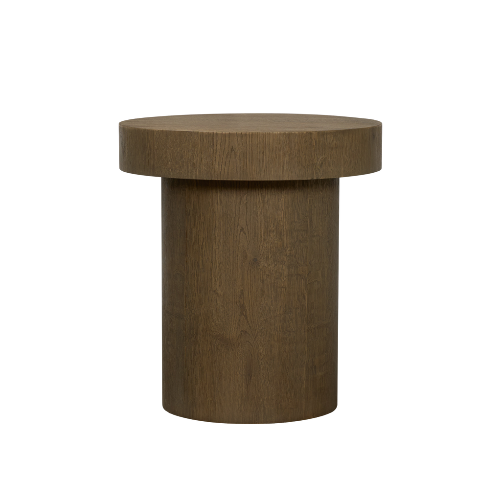Sculptural Teak Coffee Table - Oval Top, Asymmetrical Base, Natural Grain