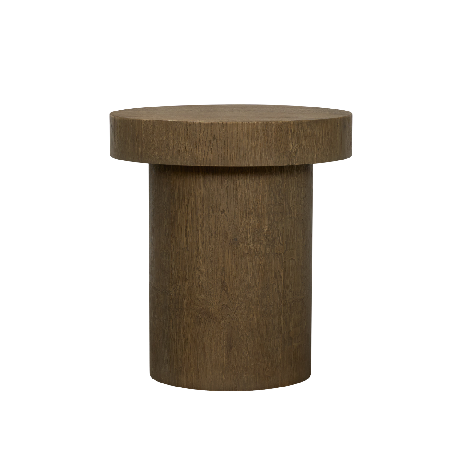 Sculptural Teak Coffee Table - Oval Top, Asymmetrical Base, Natural Grain