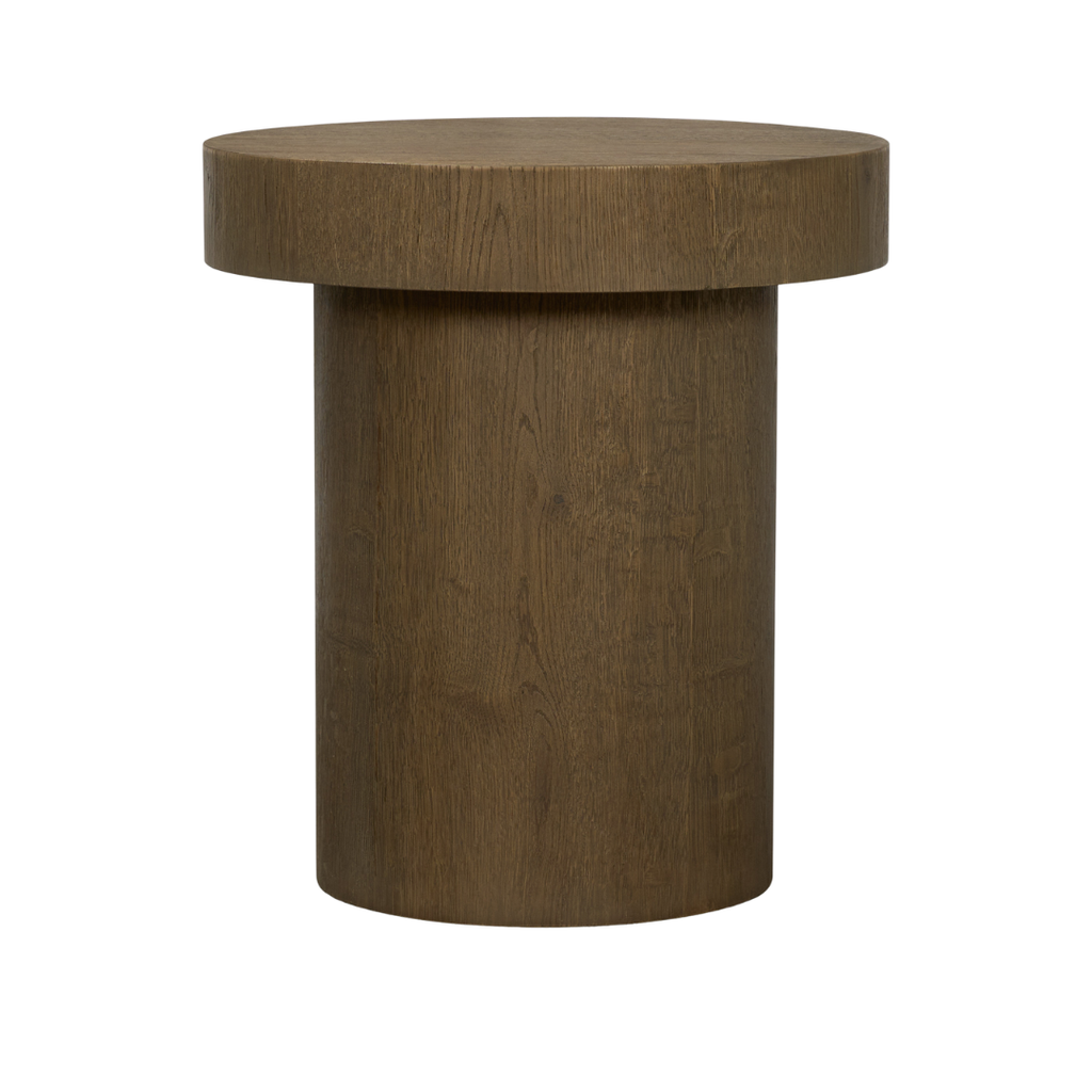Sculptural Teak Coffee Table - Oval Top, Asymmetrical Base, Natural Grain